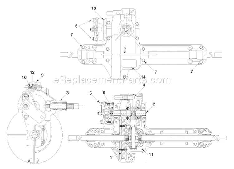 Page O Diagram and Parts List for 13B-325-401 2002 Yard Man Lawn Tractor